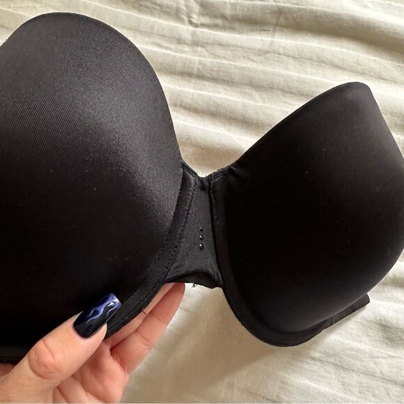 Victoria’s Secret reversible black and tan strapless bra size 36D - Picture 4 of 7